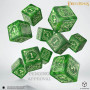 The Lords of the Ring - Set 10D6 -  Shire Dice Set  - Qworkshop