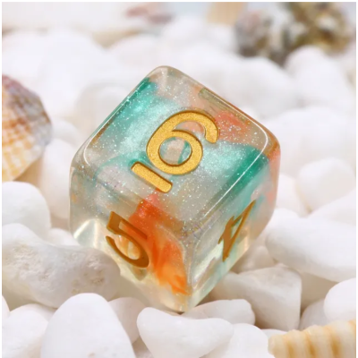 Luminous Koi - D6 - Doré - HD Dice