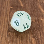 Dé Atypique  - D13 - Fluo Vert -  Impact Miniatures