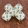 Dé Atypique  - D13 - Fluo Vert -  Impact Miniatures