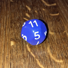 Dé Atypique  - D11 - Pourpre -  Impact Miniatures