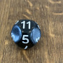 Dé Atypique  - D11 - Noir  -  Impact Miniatures