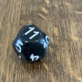 Dé Atypique  - D11 - Noir  -  Impact Miniatures