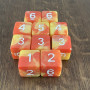 Dés Atypiques - D6  - Flame Arrows -  Impact Miniatures