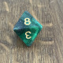 Dé Atypique  - D8 - Acid Arrows -  Impact Miniatures