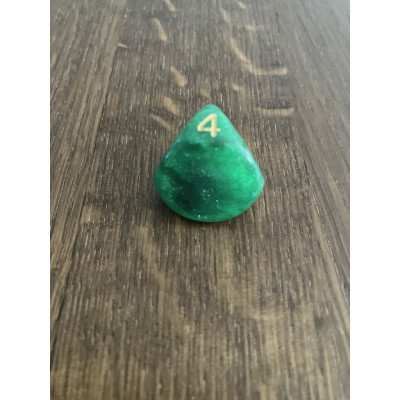 Dé Atypique  - D4  lecture haute  - Acid Arrows -  Impact Miniatures