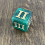 Dé Atypique  - D3 chiffres romains  - Acid Arrows -  Impact Miniatures