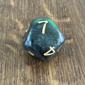 Dé Atypique  - D7 - Acid Arrows -  Impact Miniatures