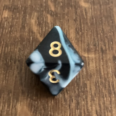 Dé Atypique  - D8 - Typhoon -  Impact Miniatures