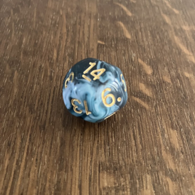 Dé Atypique  - D14 - Typhoon -  Impact Miniatures