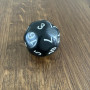Dés Atypiques - D21  - Noir - Blanc-  Impact Miniatures