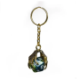 Porte clef dragon avec D20 Bleu Vert