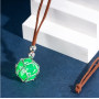 Collier avec D20 - Vert - Udixi