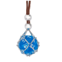 Collier avec D20 - Bleu - Udixi