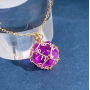 Collier avec D20 - Pourpre - Udixi