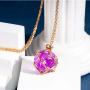 Collier avec D20 - Pourpre - Udixi