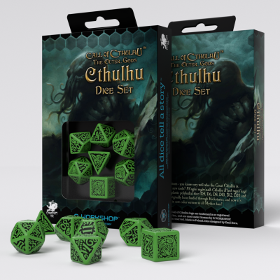 Call Of Cthulhu  - Set de dés - The Outer Gods Cthulhu - Qworkshop