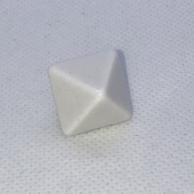 Dés vierges - Blanc - Noir - Chessex