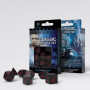 Classic RPG  - Set de dés - Noir - Rouge - Qworkshop