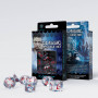 Classic RPG  - Set de dés - Translucide  - Bleu - Rouge  - Qworkshop