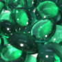 Bille chinoise - Vert foncé Crystal - Chessex