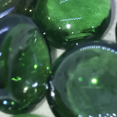 Bille chinoise - Vert Crystal - Irisé  - Chessex