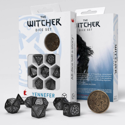 The Witcher  - Set de dés - Yennefer - The Obsidian Star - Qworkshop