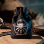 Sac à dés - The witcher - Geralt - School of the Wolf - Noir - Qworkshop