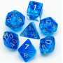 Dés Swirl Shimmer - Bleu - Udixi