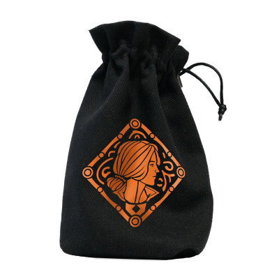 Sac à dés - The witcher -  Triss - Sorceress of the Lodge  - Noir - Qworkshop