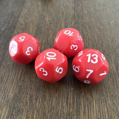 Dé Atypique  - D13 - Impact Miniatures