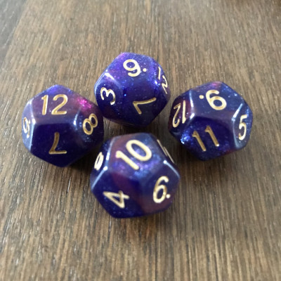 Dé 12 faces - Impact Miniatures