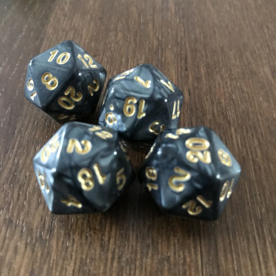 Dé 20 faces - Impact Miniatures