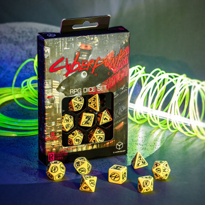 Cyberpunk  - Set de dés - Danger Zone - Qworkshop