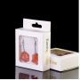 Boucle d oreilles - D6 - Rouge - Orange  - Udixi