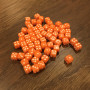 Dés classiques - 5mm  - Opaque  - Orange - Koplow