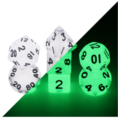 Mini Dice - Transparent - Noir - Fluo - HD