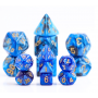 Mini Dice - Pearl - Bleu - Doré - HD