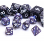 Mini Dice - Irisé - Bleu - Blanc  - HD