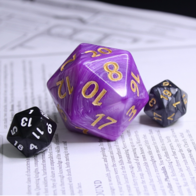 Titan Dice - Pearl - Pourple - Doré - HD