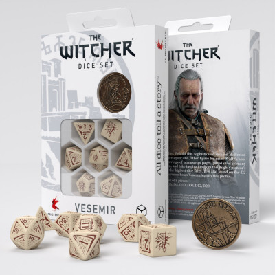 The Witcher  - Set de dés - Vesemir - The Old wolf - Qworkshop