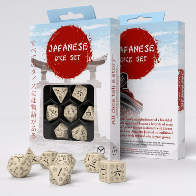 Japanese - Set de dés - Last Words Stones - Qworkshop