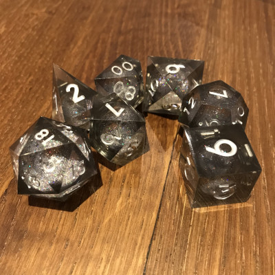 CLC - Liquid Dice  - Core - Fumée - Set 7 dés