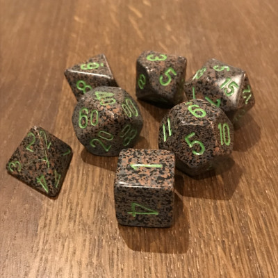Chessex - Speckled - Earth - Set 7 dés - CHX25310