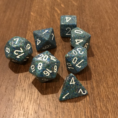 Chessex - Speckled - Sea - Set 7 dés - CHX25316