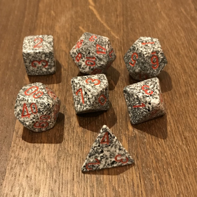 Chessex - Speckled - Granite - Set 7 dés - CHX25320