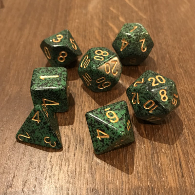 Chessex - Speckled - Golden recon - Set 7 dés - CHX25335