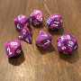 Chessex - Signature - Festive - Violet  - Set 7 dés - CHX 27457