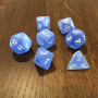 Chessex - Signature - Frosted - Bleu - Set 7 dés - CHX 27406