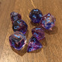 Chessex - Signature - Nebula  - Nocturnal - Set 7 dés - CHX 27557